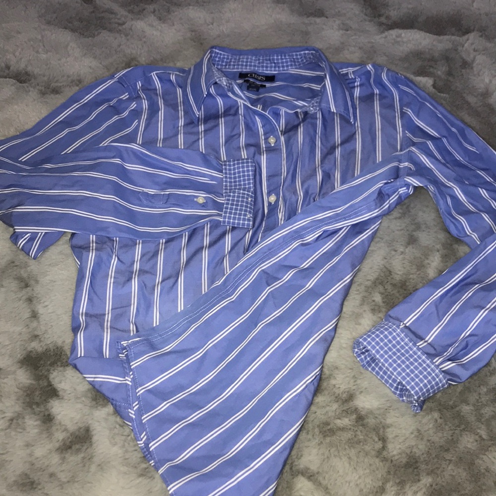 Chaps Button Down Blouse